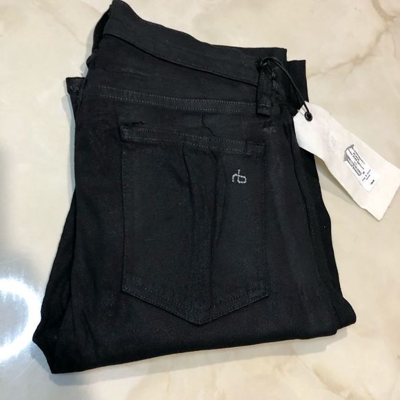 COPY - rag & bone jean black - Picture 1 of 6